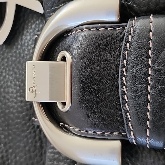 B. Makowsky Leather Crossbody in black leather vintage - Picture 2 of 16